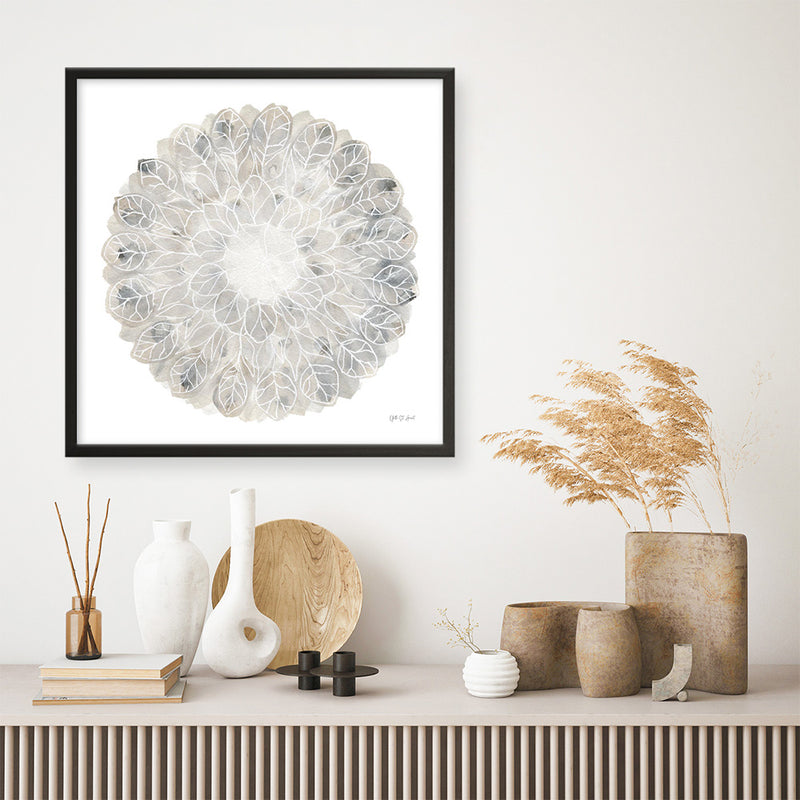 Nature's Pinwheel II (Square) Art Print