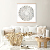 Nature's Pinwheel II (Square) Art Print