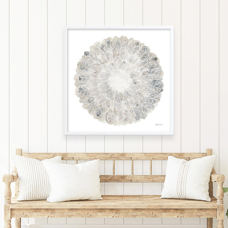 Nature's Pinwheel II (Square) Art Print