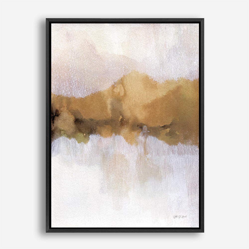 Golden Abstract Canvas Print