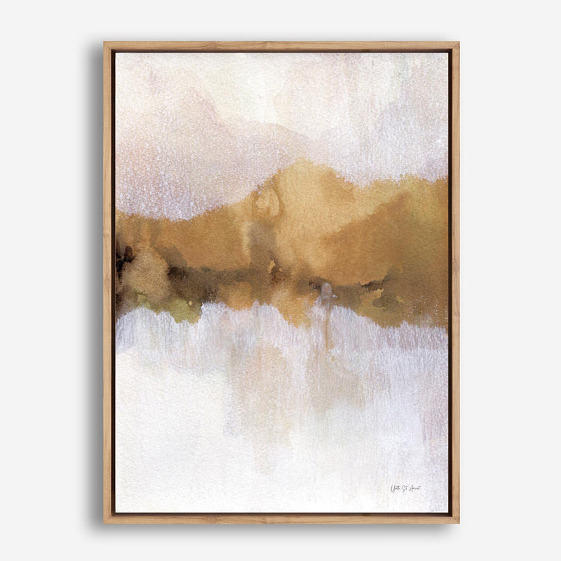Golden Abstract Canvas Print