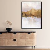 Golden Abstract Canvas Print