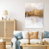 Golden Abstract Canvas Print