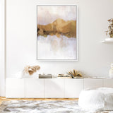 Golden Abstract Canvas Print