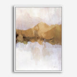 Golden Abstract Canvas Print