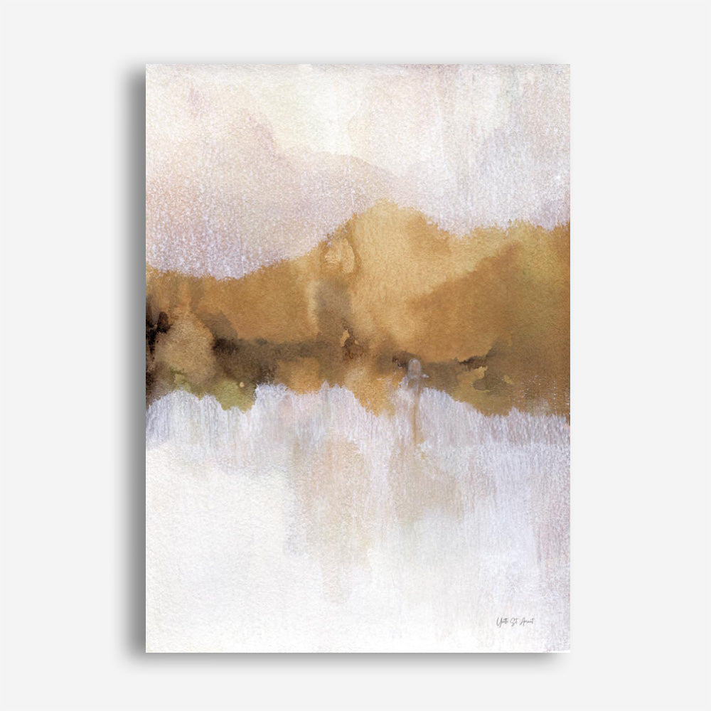 Golden Abstract Canvas Print