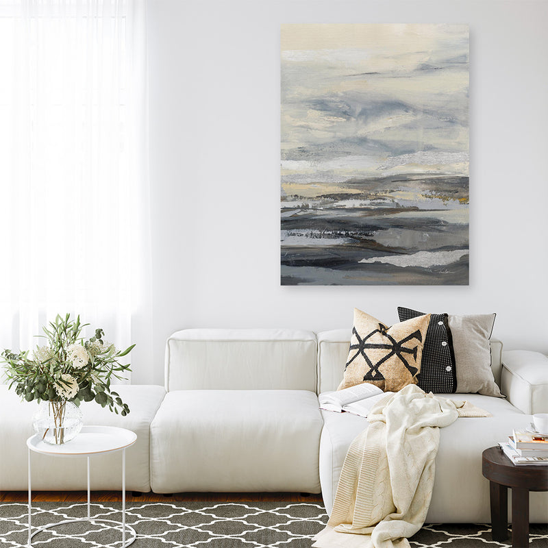 Silver Sand I Canvas Print
