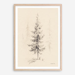 Elegant Pine I Art Print