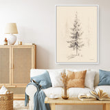 Elegant Pine I Canvas Print