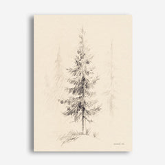Elegant Pine I Canvas Wall Art Print