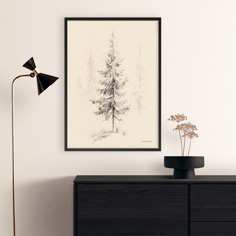 Elegant Pine I Art Print