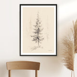 Elegant Pine I Art Print