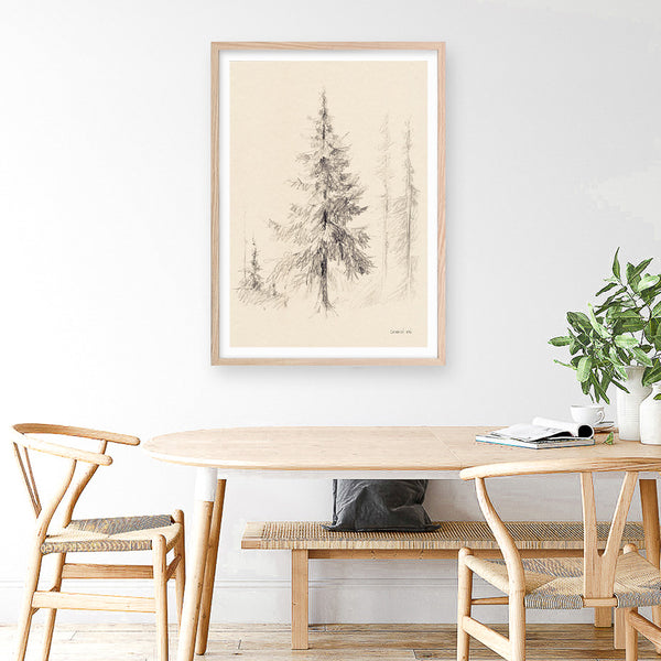 Elegant Pine II Art Print