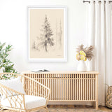 Elegant Pine II Art Print