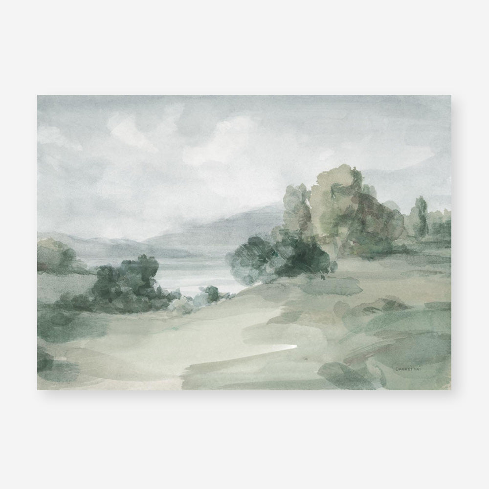 Gentle World II Sage Art Print