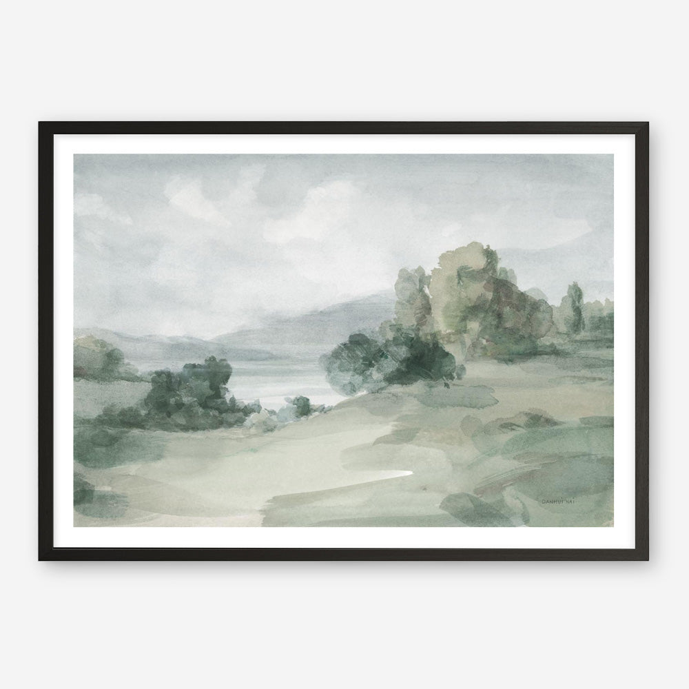Gentle World II Sage Art Print
