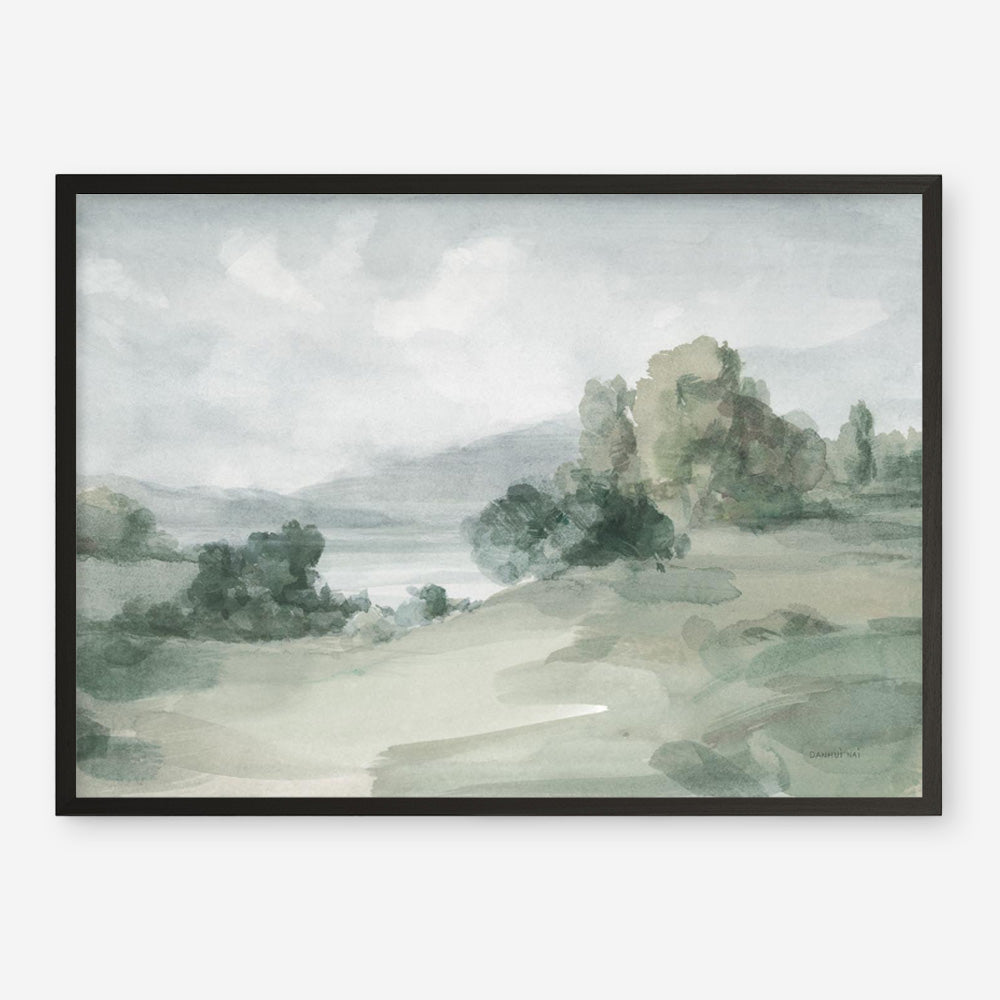 Gentle World II Sage Art Print