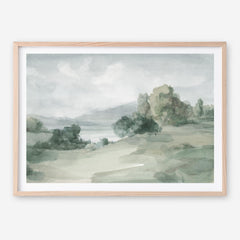 Gentle World II Sage Art Print