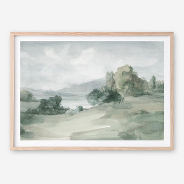 Gentle World II Sage Art Print