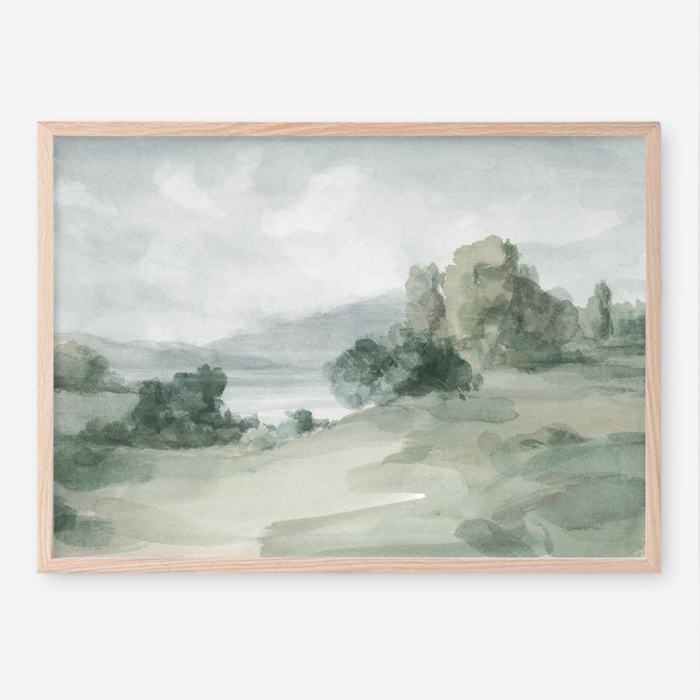 Gentle World II Sage Art Print