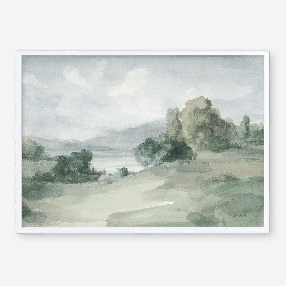 Gentle World II Sage Art Print