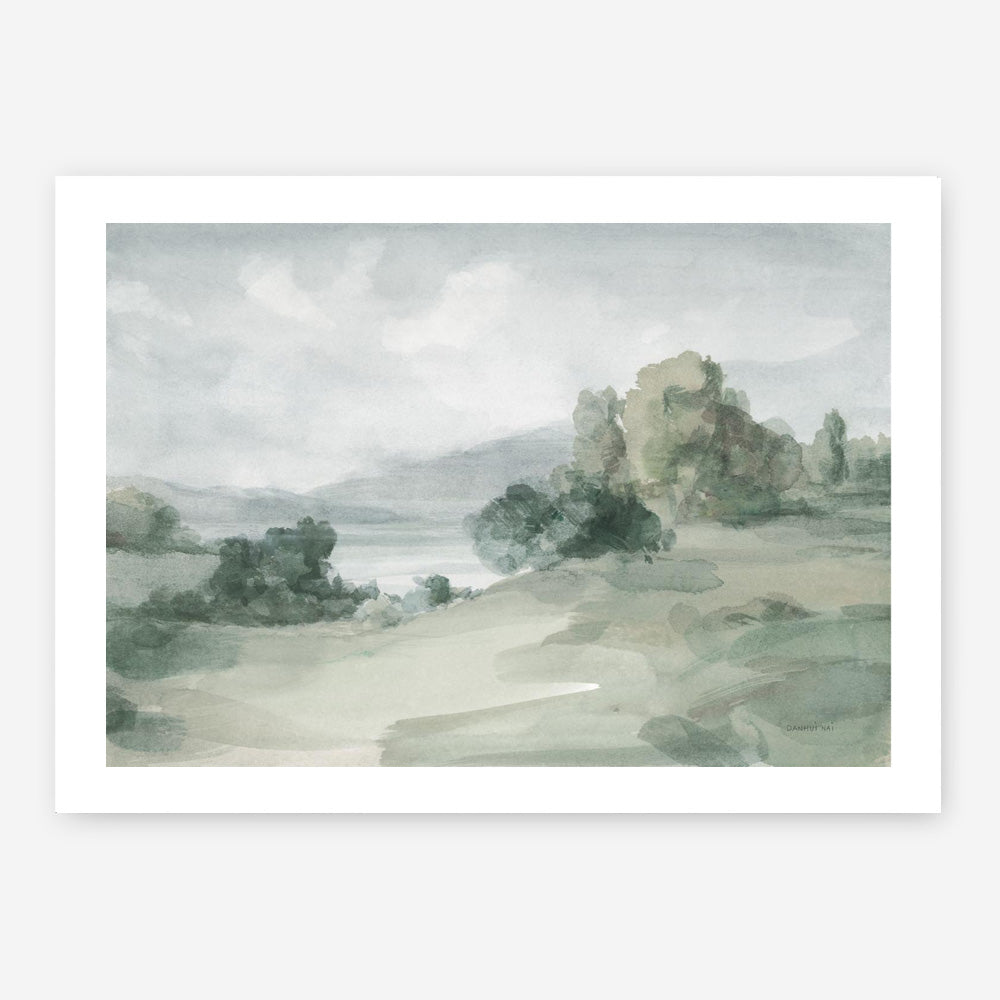 Gentle World II Sage Art Print
