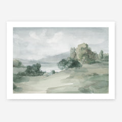 Gentle World II Sage Art Print