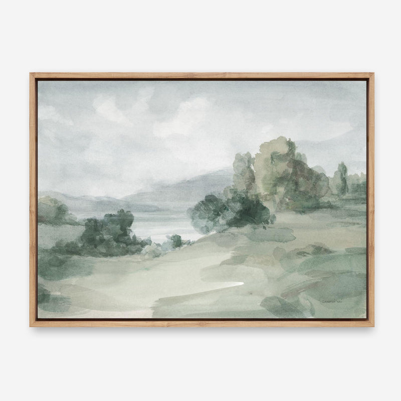 Gentle World II Sage Canvas Print