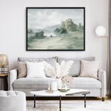 Gentle World II Sage Canvas Print