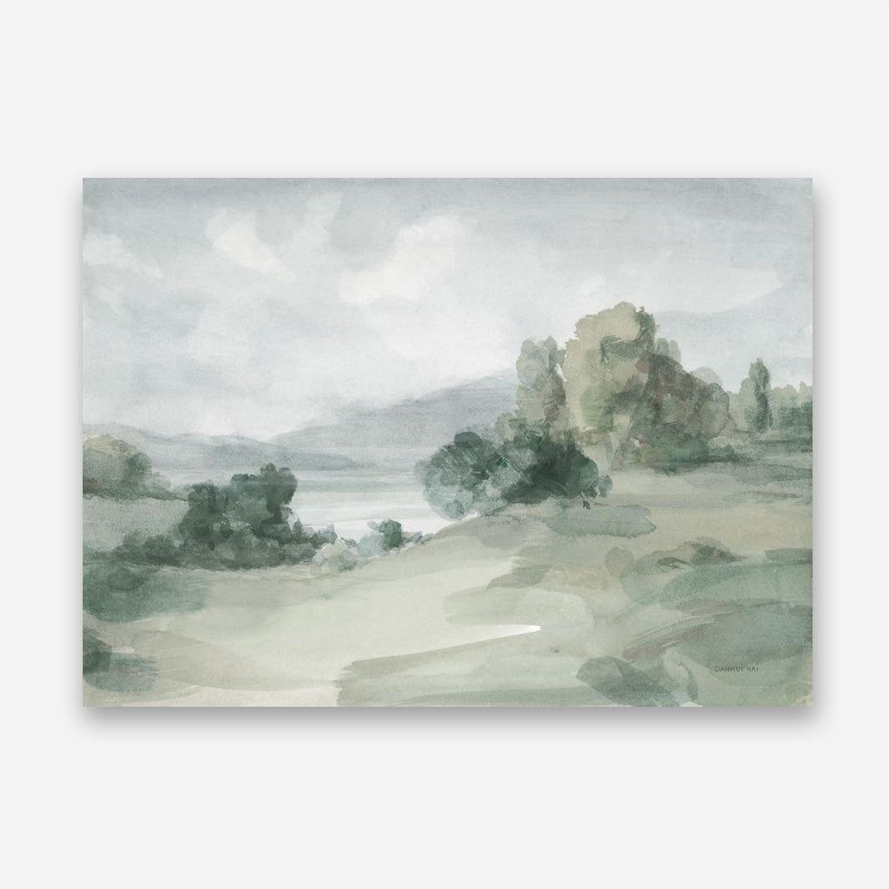 Gentle World II Sage Canvas Print