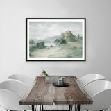 Gentle World II Sage Art Print