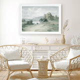 Gentle World II Sage Art Print