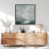 Stormy Cloudscape (Square) Art Print