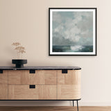 Stormy Cloudscape (Square) Art Print