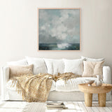 Stormy Cloudscape (Square) Art Print