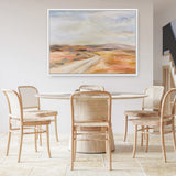 White Desert Road Canvas Print