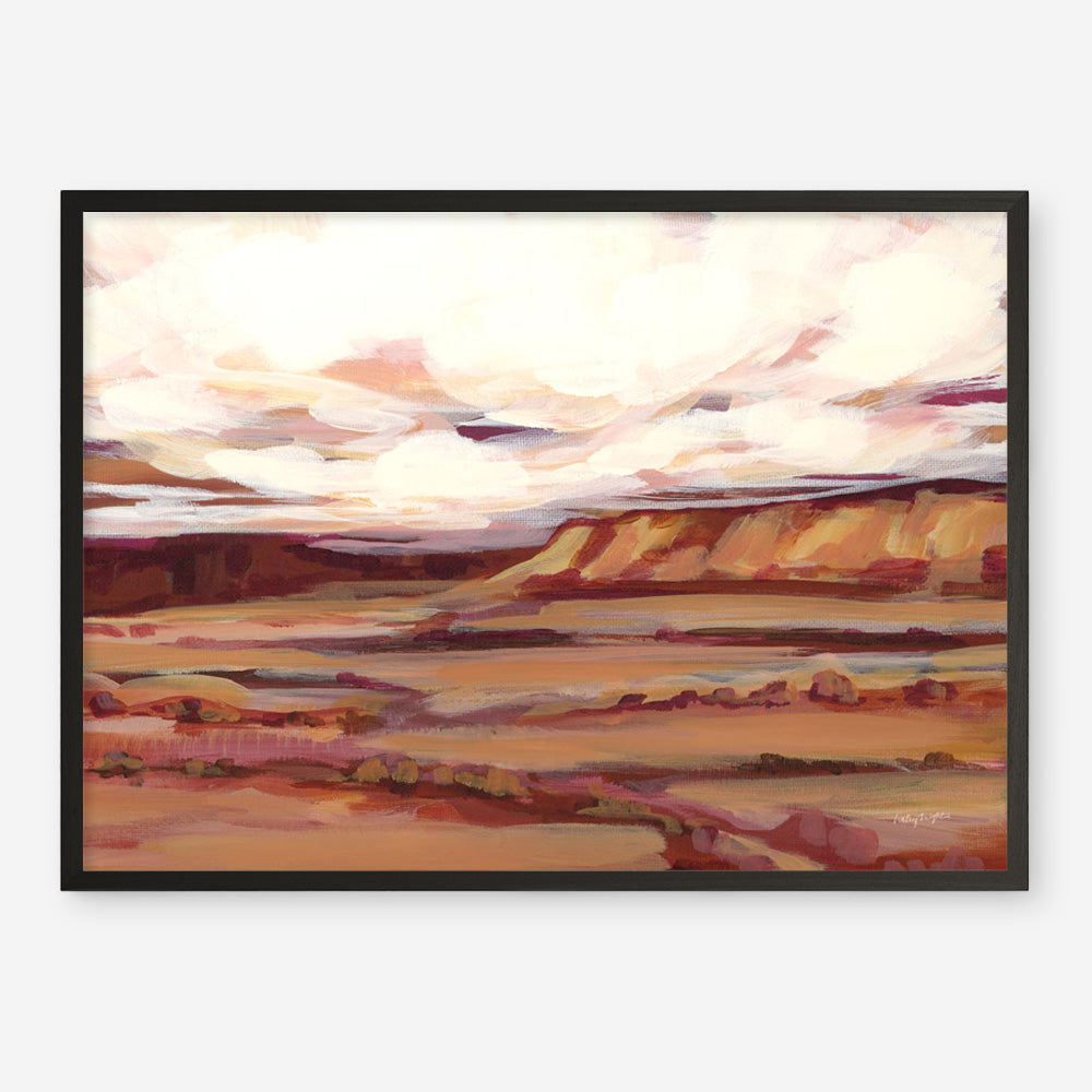Mauve Mesa I Art Print