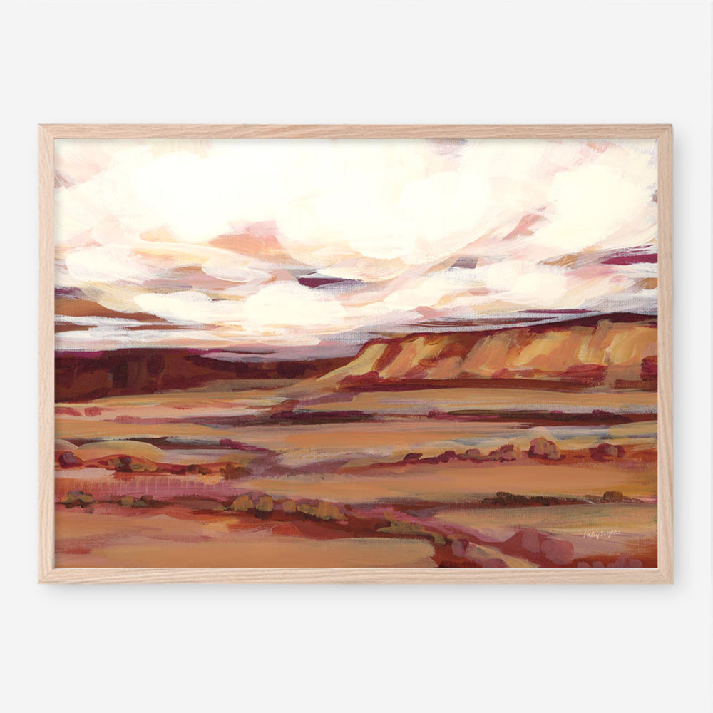 Mauve Mesa I Art Print