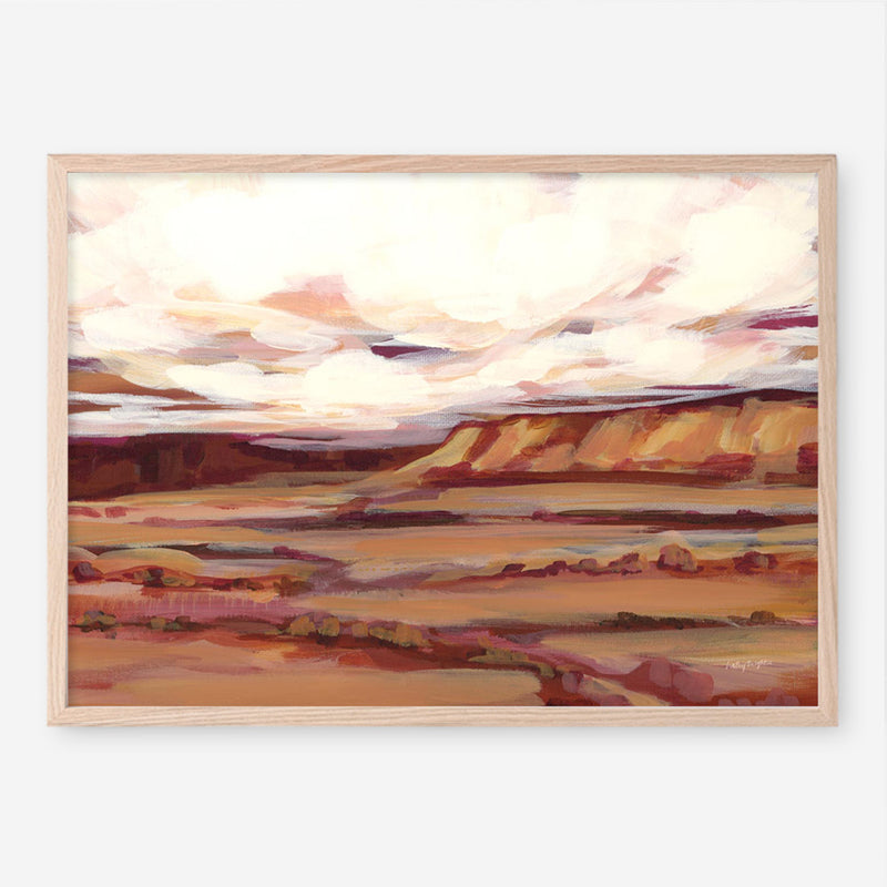 Mauve Mesa I Art Print