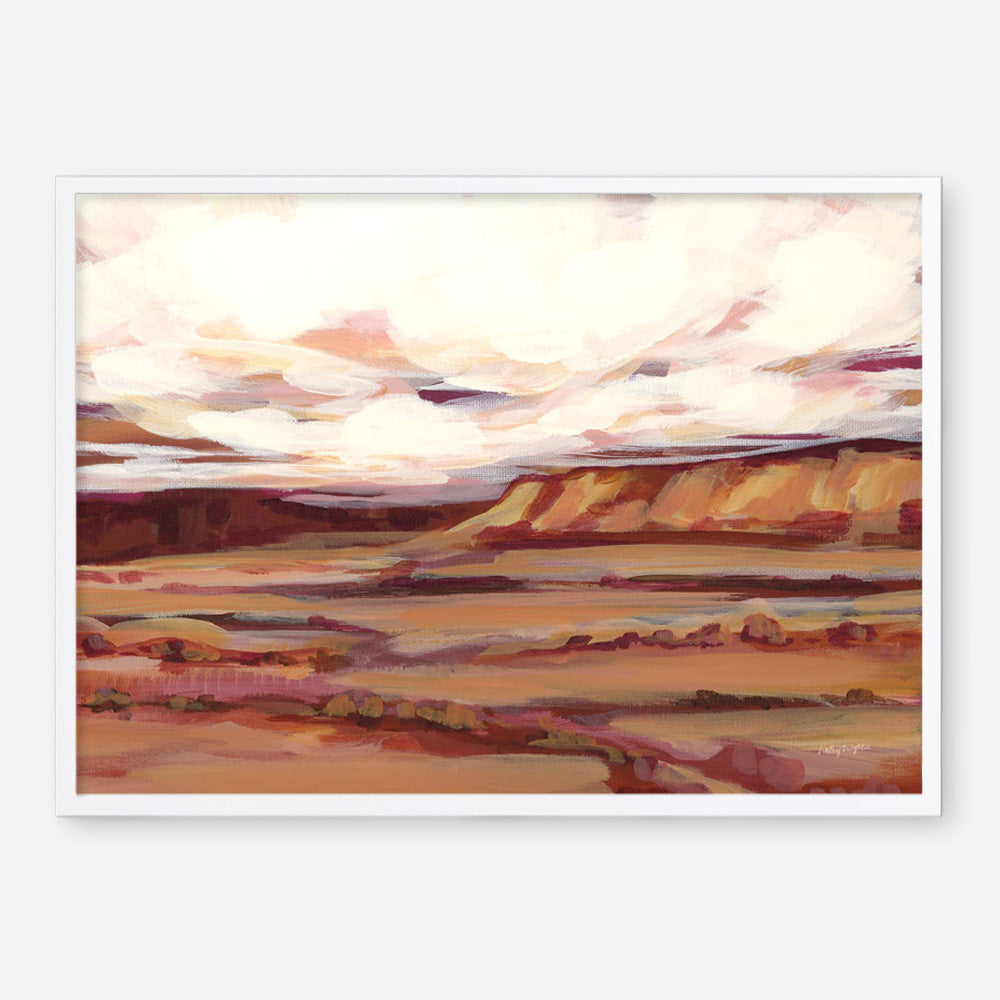 Mauve Mesa I Art Print