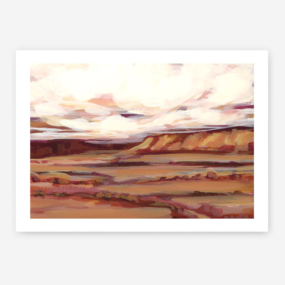 Mauve Mesa I Art Print