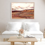 Mauve Mesa I Art Print