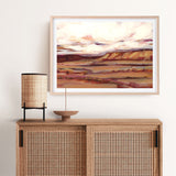 Mauve Mesa I Art Print