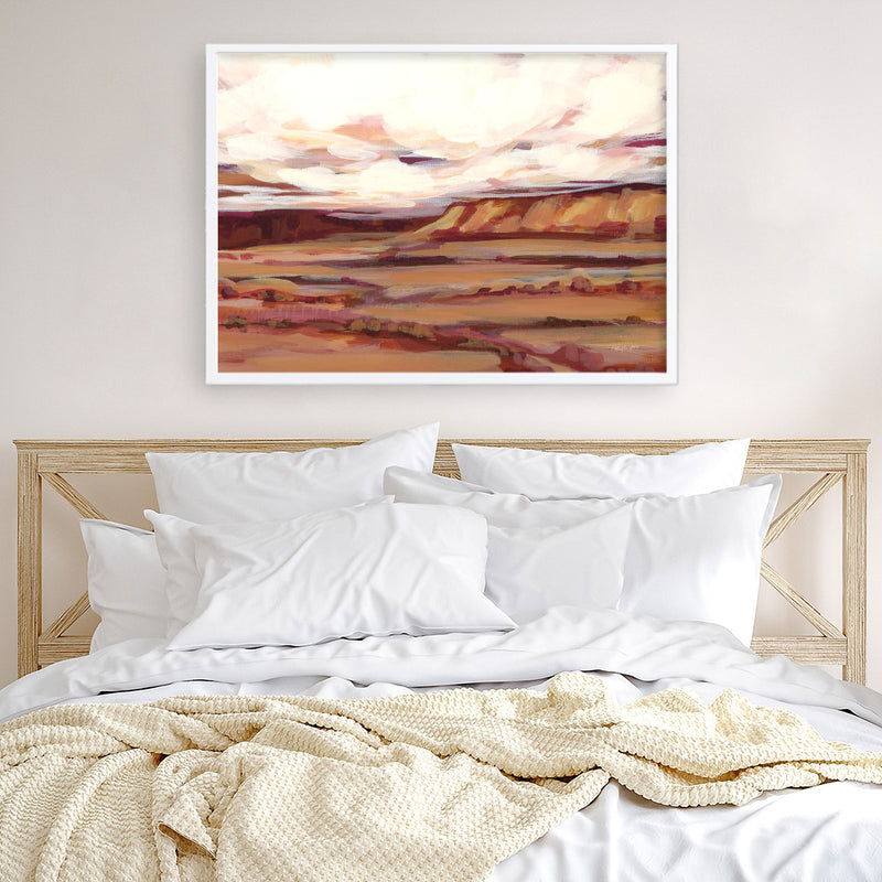 Mauve Mesa I Art Print