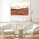 Mauve Mesa I Art Print