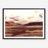 Mauve Mesa II Art Print