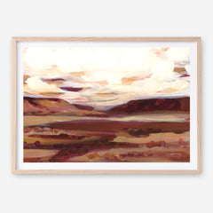 Mauve Mesa II Art Print