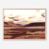 Mauve Mesa II Art Print