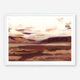 Mauve Mesa II Art Print