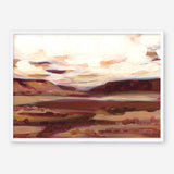 Mauve Mesa II Art Print